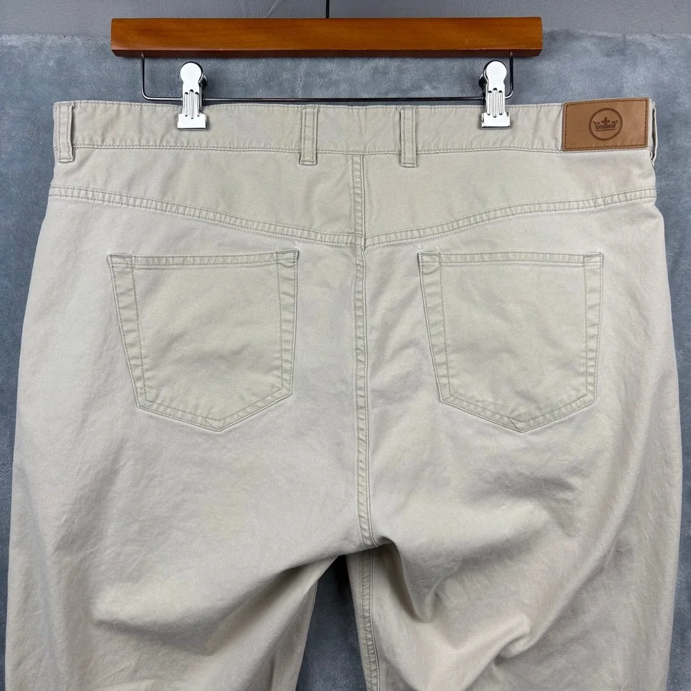 Peter Millar Pants Men 38x32 Khaki Chino Stretch Pima Cotton Golf CountryClub